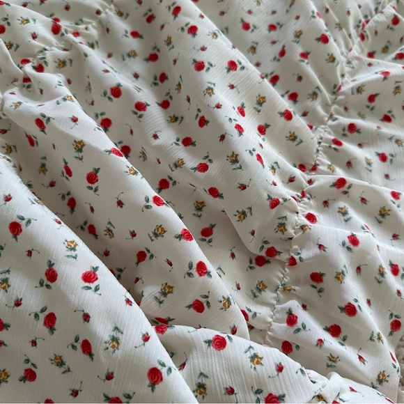 Flora printed mini dress - Picture 2 of 7